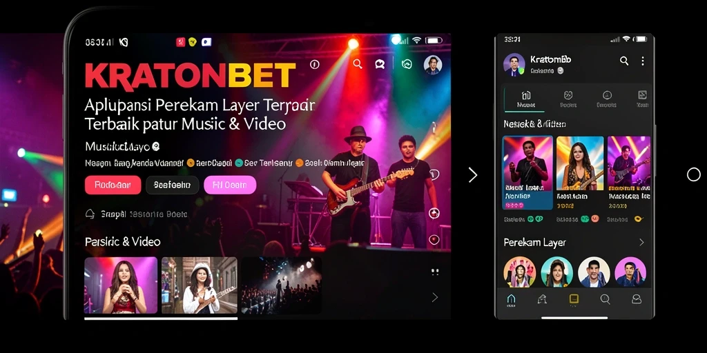 Antarmuka aplikasi KRATONBET saat merekam layar ponsel.