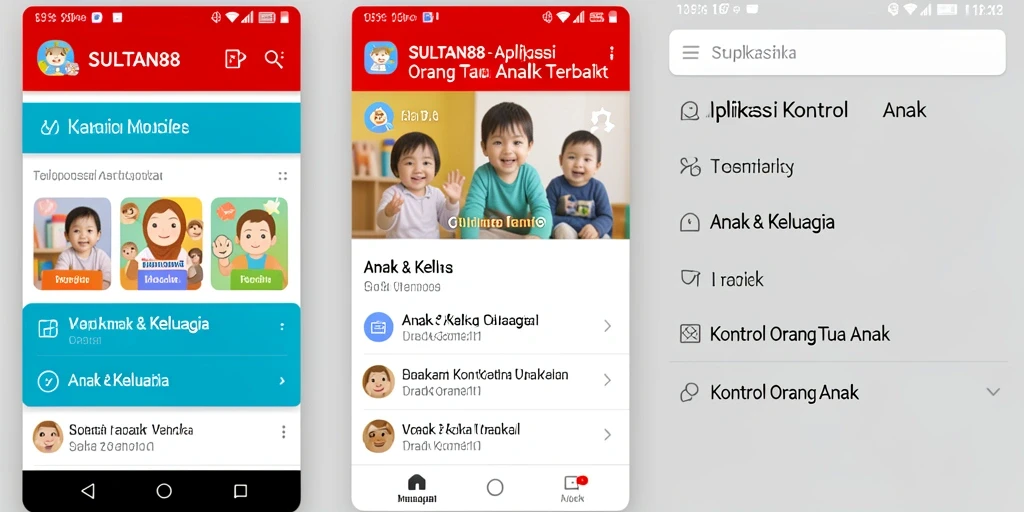 Tampilan antarmuka SULTAN88 yang ramah pengguna untuk kontrol orang tua.