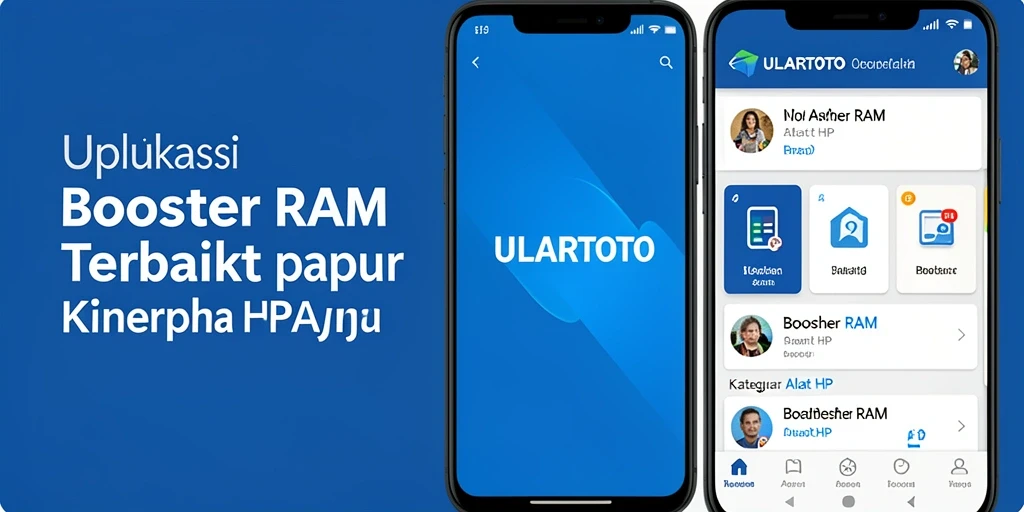 Tampilan antarmuka ULARTOTO dengan fitur optimasi RAM yang jelas dan mudah dipahami.
